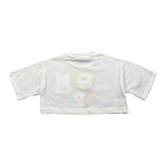 Il Gufo T-Shirt Girocollo Tinta Unita con Stampa per Bambina P25TS477MF001 BIANCO IL GUFO 