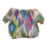 Jijil Top Velato con Fantasia Bianco per Bambina JJE23BL045 BIANCO JIJIL 