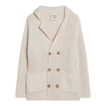 Dou Dou Cardigan Tinta Unita con Bottoni per Bambina DW9P00X BEIGE DOU DOU 