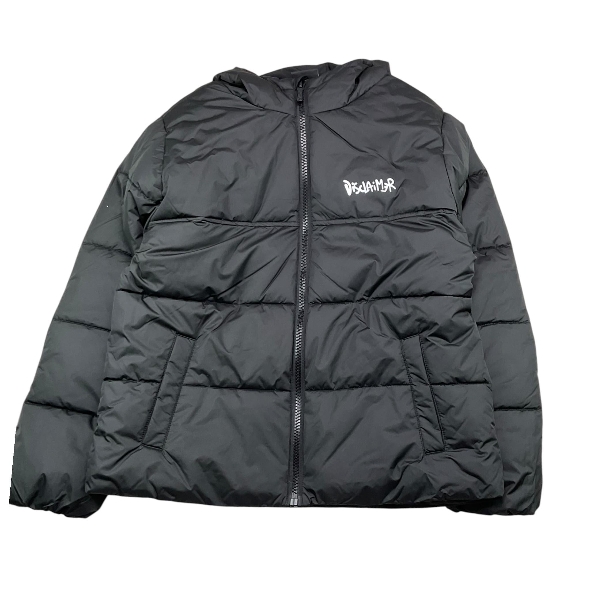 DISCLAIMER giubbino tinta unita con cappuccio e logo Nero per Bambino 24IDK58210X NERO DISCLAIMER 