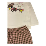 SAINT BARTH completo 2 pezzi shirt-pantalone Bianco/rosa per Bambina DREAMY BIANCO/ROSA SAINT BARTH 