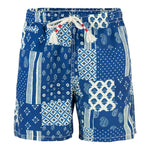 Saint Barth Costume Tinta Unita Stampa Fantasia per Bambino CAPRESEJRR BLU SAINT BARTH 