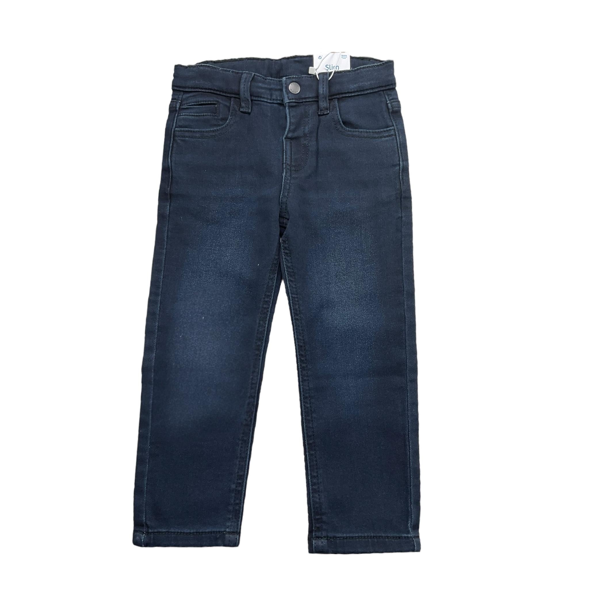 MAYORAL jeans tinta unita con girovita regolabile Blu per Neonato 25333 BLU MAYORAL 