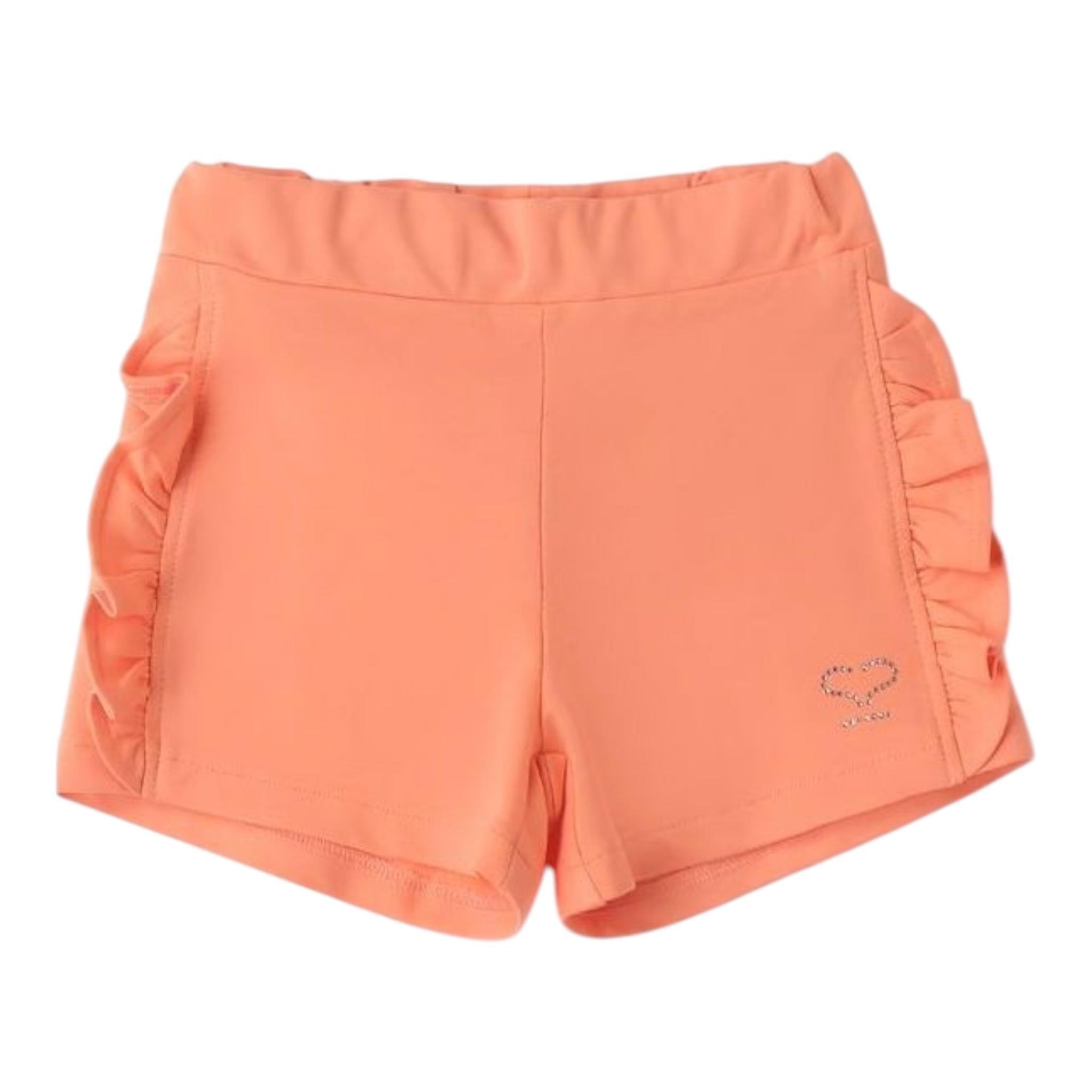 Sarabanda Short Tinta Unita con Elastico In Vita per Bambina 0B330X PESCA SARABANDA 