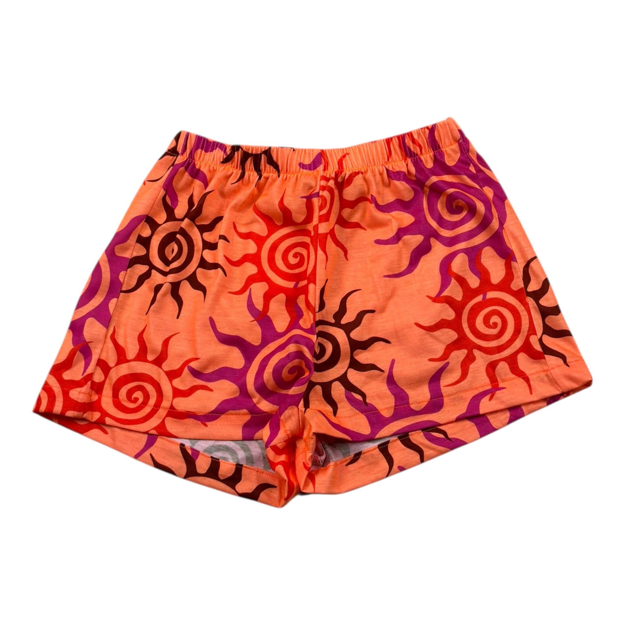 F**K Short Tinta Unita Stampa Fantasia per Bambina FJ25G5F04S0X40 ARANCIONE F**K 