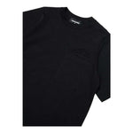 Dsquared2 T-Shirt Girocollo Tinta Unita con Stampa per Bambino DQ2938 NERO DSQUARED2 