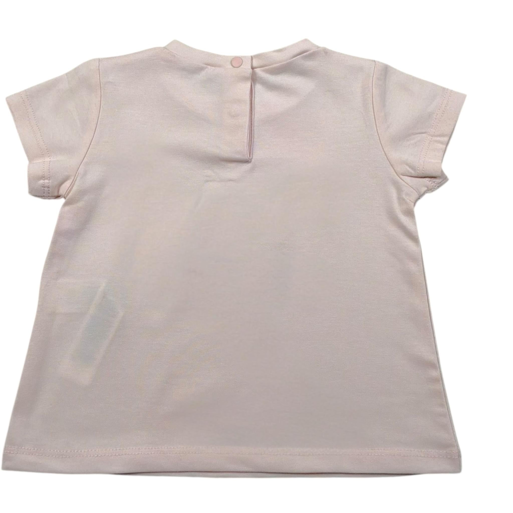 Liu Jo T-Shirt Tinta Unita con Stampa per Neonata HA4066J5003 ROSA LIU JO 
