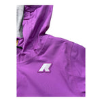 K-Way Giubbino Tinta Unita con Zip E Cappuccio per Neonata K2148NWN VIOLA K-WAY 