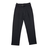 Alice Pi Pantalone Tinta Unita con Cinturino Nero per Bambina