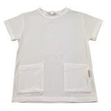 Lalalu' T-Shirt Girocollo Tinta Unita per Bambino TSL50PB BIANCO LALALU' 