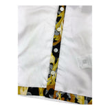 Versace Camicia Manica Lunga Con Profili In Contrasto Bianco Per Bambino