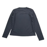 MET shirt girocollo tinta unita con brillantini Nero per Bambina ME007 NERO MET 