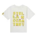 Stella Mccartney T-Shirt Girocollo Tinta Unita Stampa Spongebob per Bambina TW8D61 BIANCO STELLA McCARTNEY 