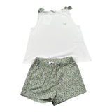 Il Gufo Completo 2 Pezzi Canotte-Culotte per Neonata P25DP528MF032X BIANCO IL GUFO 