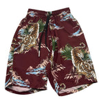 Yes London Bermuda Tinta Unita con Stampa Fantasia per Bambino JR7035 BORDEAUX YES LONDON 