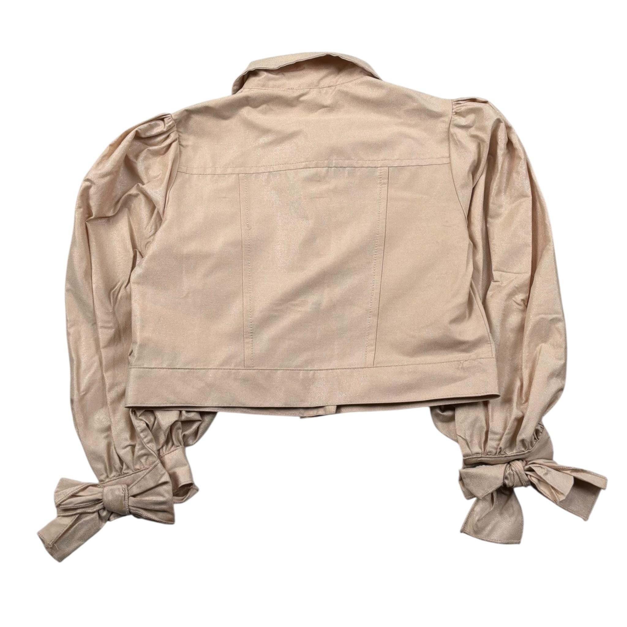 Miss Grant Giubbino Tinta Unita con Bottoni per Bambina MG1338 PESCA MISS GRANT 