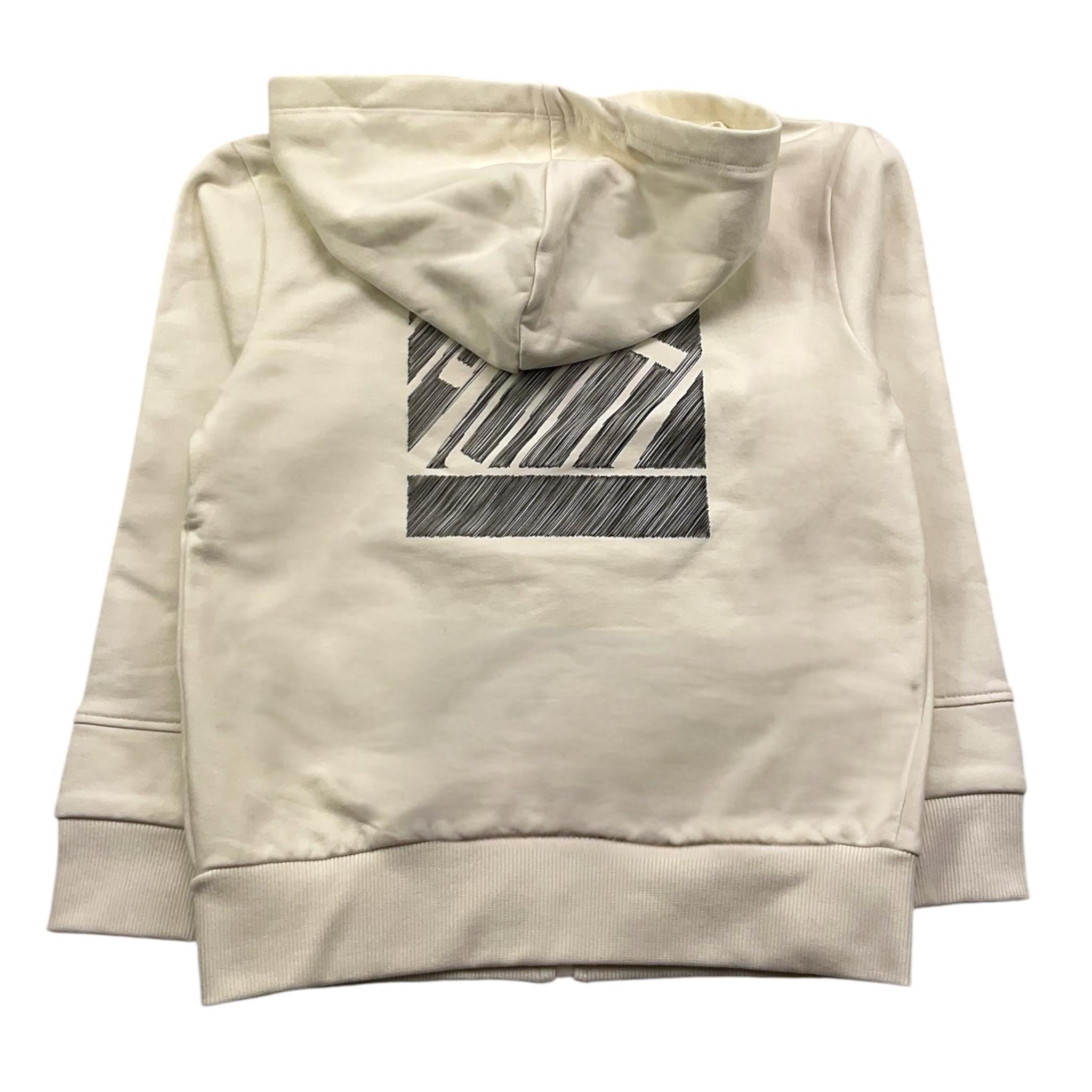 CESARE PACIOTTI felpa cn zip e cappuccio tinta unita Panna per Bambino COMP5314JJ PANNA CESARE PACIOTTI 