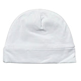 Lalalu' Cappello Tinta Unita con Ricami per Neonata CAL7G BIANCO LALALU' 