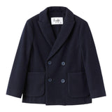 IL GUFO giacca tinta unita con bottoni Blu per Bambino A24GB095M0145 BLU IL GUFO 