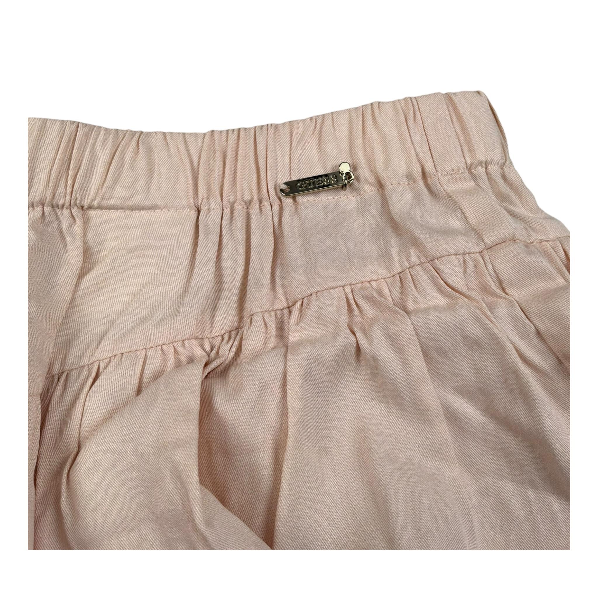 Guess Gonna Tinta Unita con Elastico In Vita per Bambina J2GD05WELY0 ROSA GUESS 