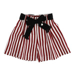Monnalisa Short Fantasia A Righe Bicolore per Bambina 417409 BIANCO/ROSSO MONNALISA 