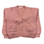 U+è BY MISS GRANT cardigan scollo a tinta unita Rosa per Bambina UE1420 ROSA U+è BY MISS GRANT 