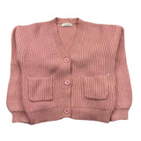 U+è BY MISS GRANT cardigan scollo a tinta unita Rosa per Bambina UE1420 ROSA U+è BY MISS GRANT 