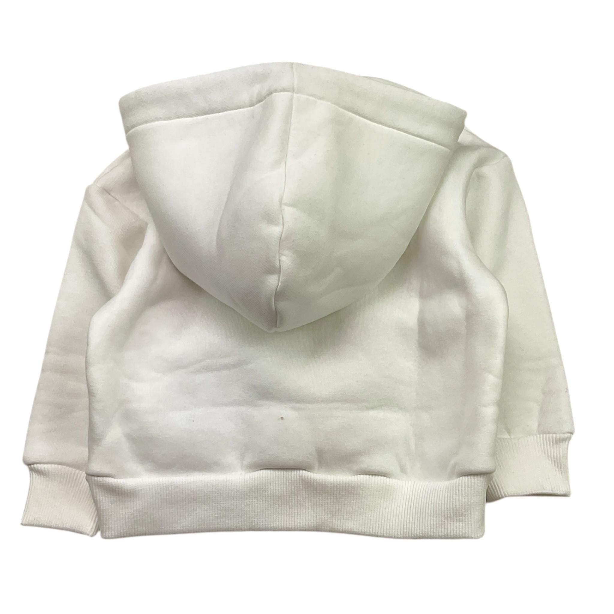 PATRIOT felpa tinta unita con cappuccio e stampa Bianco per Neonato FE0037N BIANCO PATRIOT 