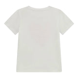 Guess T-Shirt Tinta Unita con Stampa per Neonata A5RI00K6YW4X BIANCO GUESS 