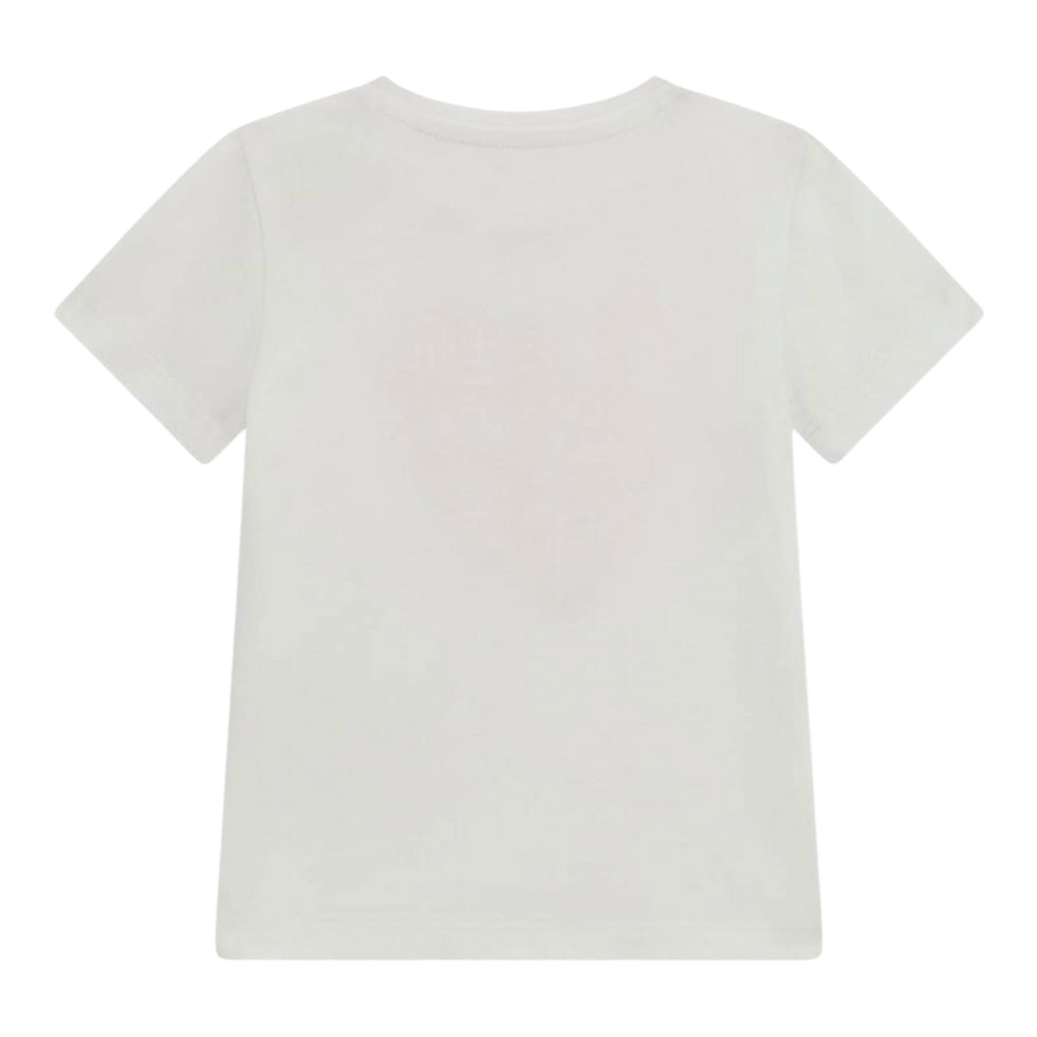 Guess T-Shirt Tinta Unita con Stampa per Neonata A5RI00K6YW4X BIANCO GUESS 