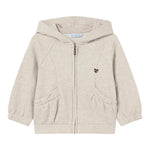 MAYORAL felpa con zip e cappuccio tinta unita Beige per Neonata 2485 BEIGE MAYORAL 