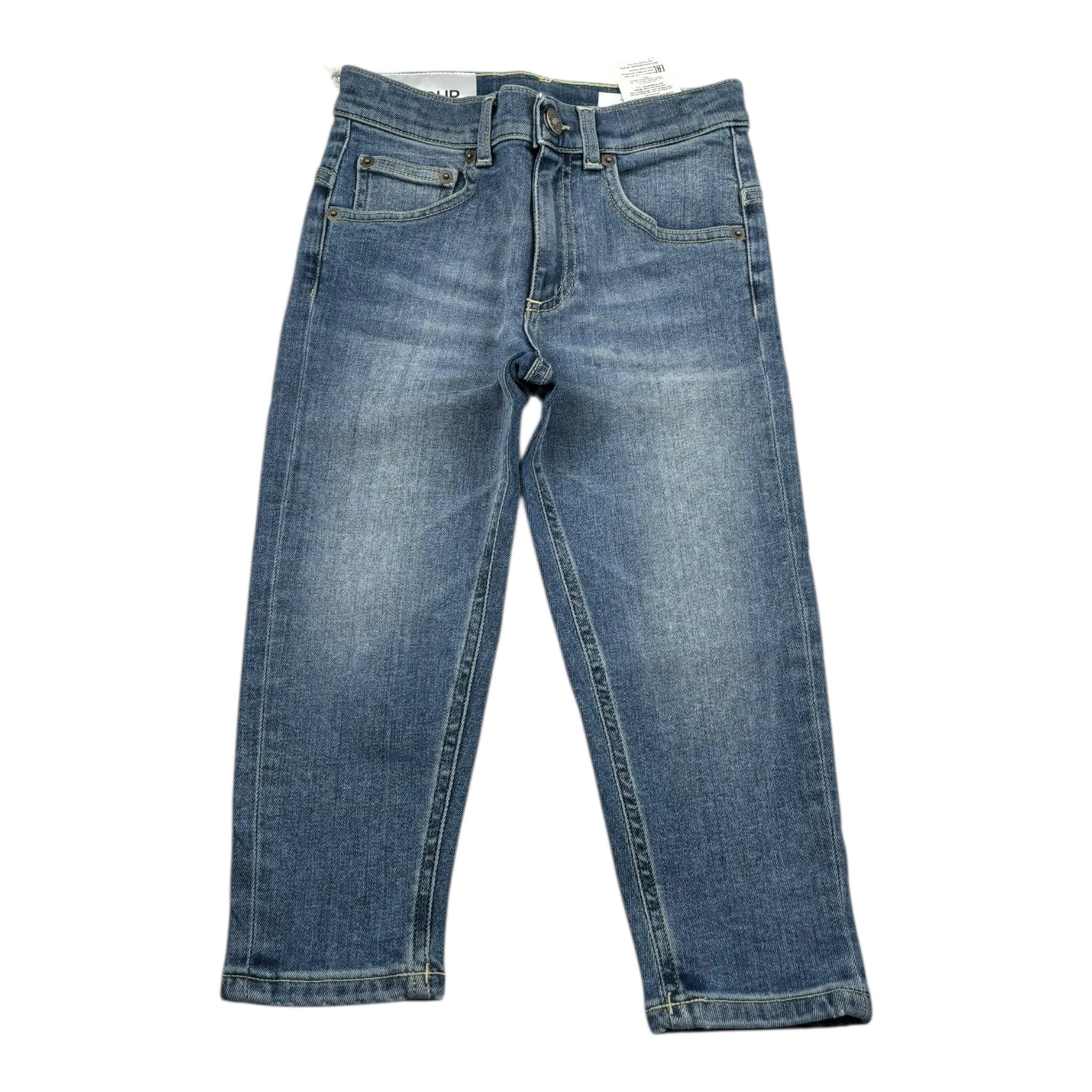 Dondup Jeans Tinta Unita per Bambino DMPA130 BLU DONDUP 