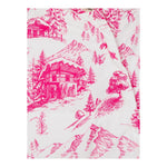 SAINT BARTH eskimo tinta unita con stampa fantasia Bianco/fuxia per Neonata GLC001 BIANCO/FUXIA SAINT BARTH 