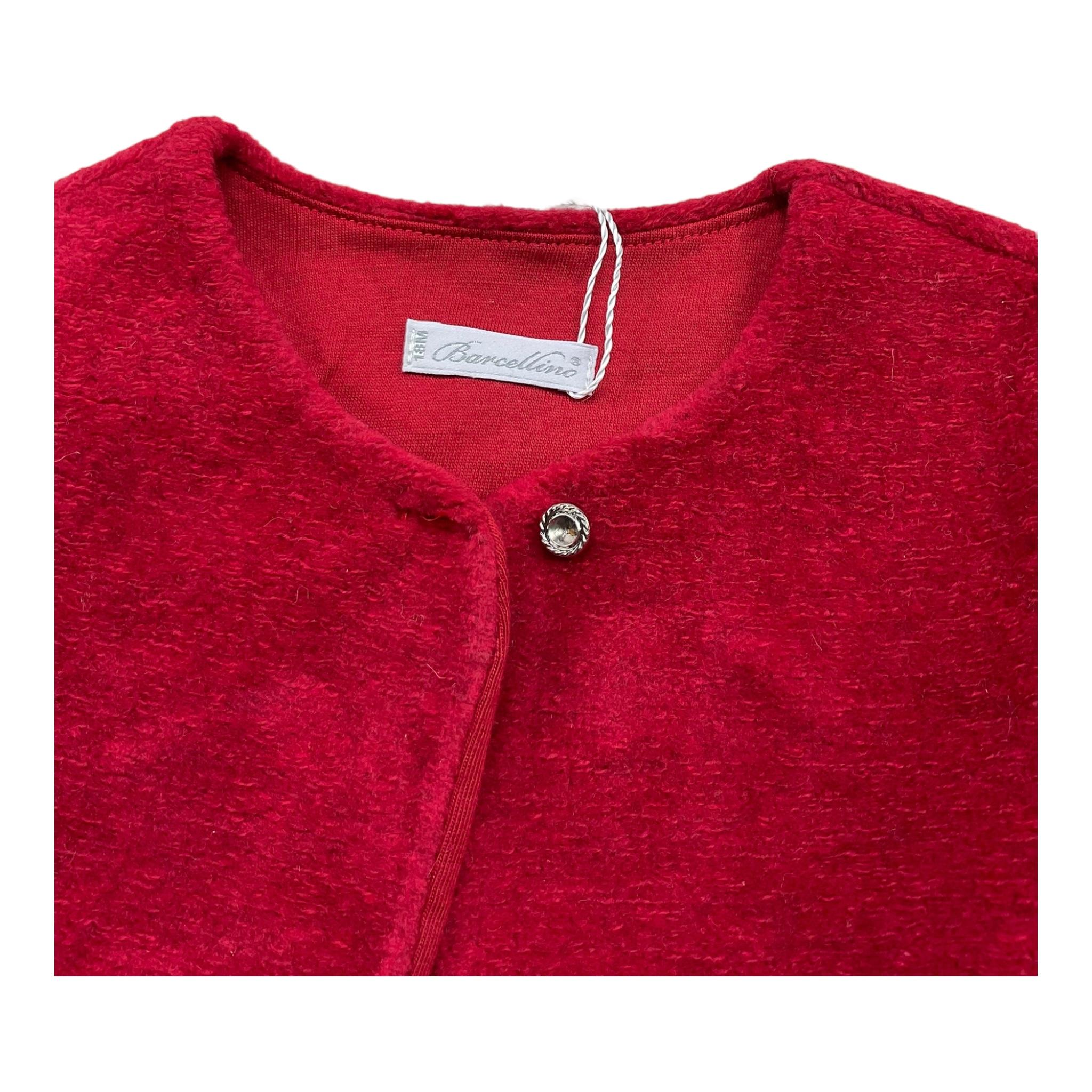 BARCELLINO coprispalle tinta unita Rosso per Neonata 115713X ROSSO BARCELLINO 