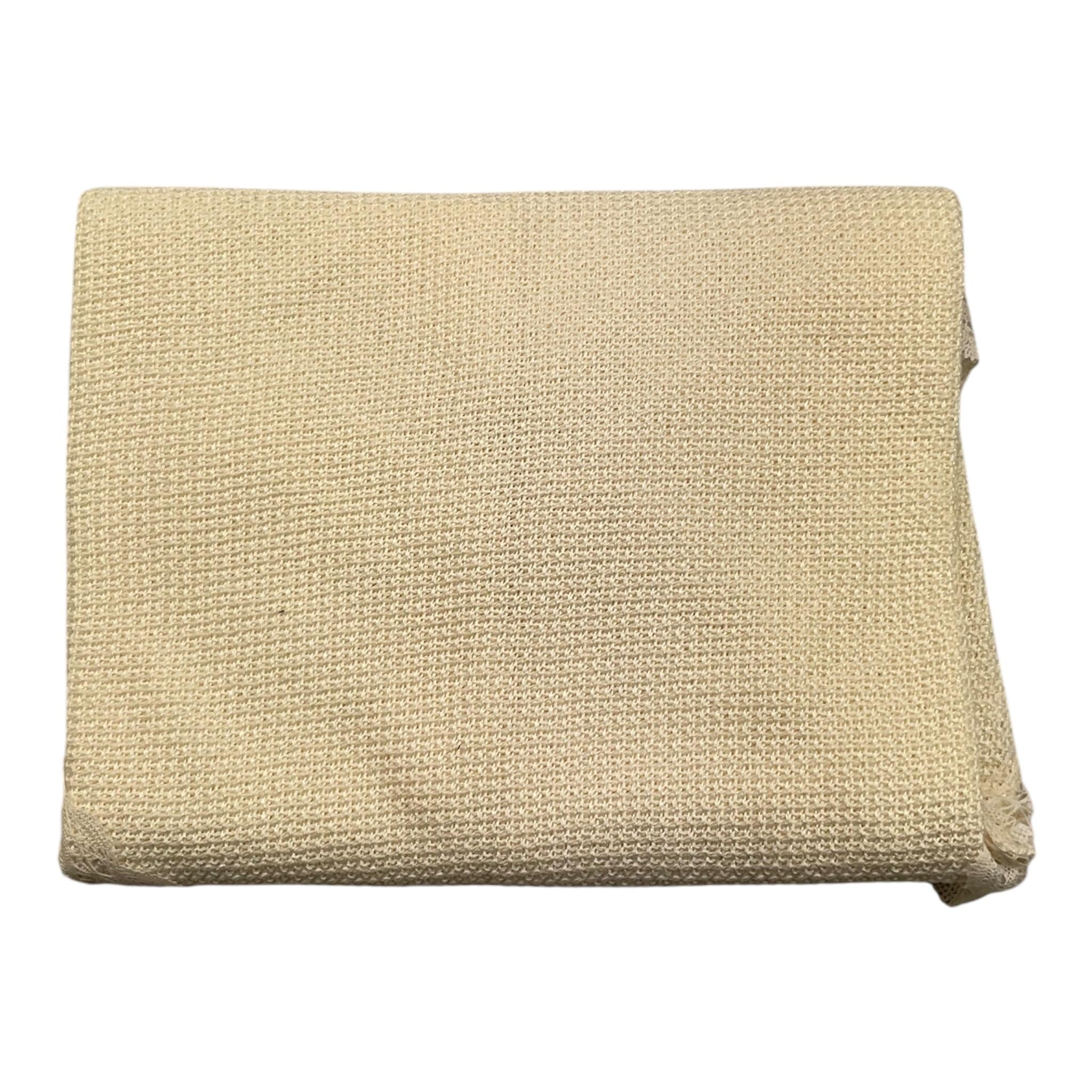 PAZ RODRIGUEZ coperta tinta unita con ricami Avorio per Neonata 029121263 AVORIO PAZ RODRIGUEZ 