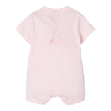 Il Gufo Pagliaccetto Mezza Manica Tinta Unita per Neonata P25TO264MF032 ROSA IL GUFO 