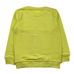 TRUSSARDI felpa chiusa girocollo tinta unita con stampa Verde per Bambino TIA24048FEJ VERDE TRUSSARDI 