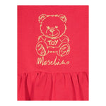 MOSCHINO abito girocollo manica lunga tinta unita Rosso per Bambina MDV0BQ ROSSO MOSCHINO 