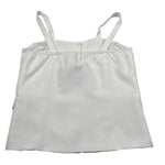 Manila Grace Top Tinta Unita Bretelline per Bambina MG2753 PANNA MANILA GRACE 