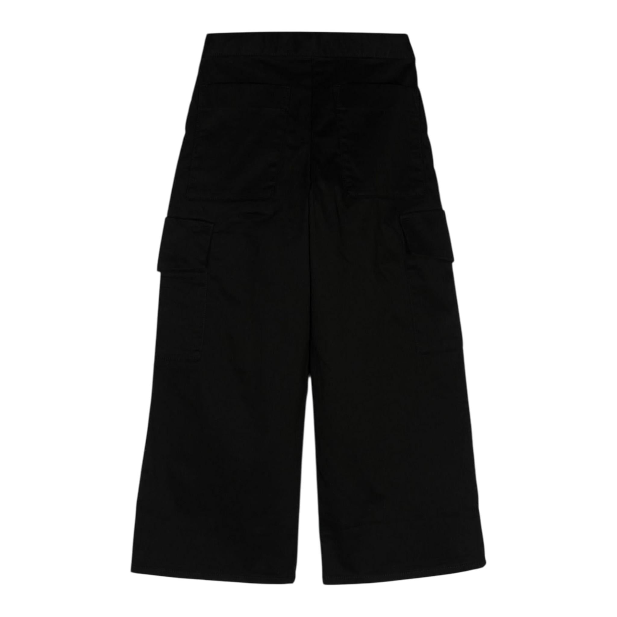 Calvin Klein Pantalone Tinta Unita Modello Palazzo per Bambina IG0IG02513 NERO CALVIN KLEIN 