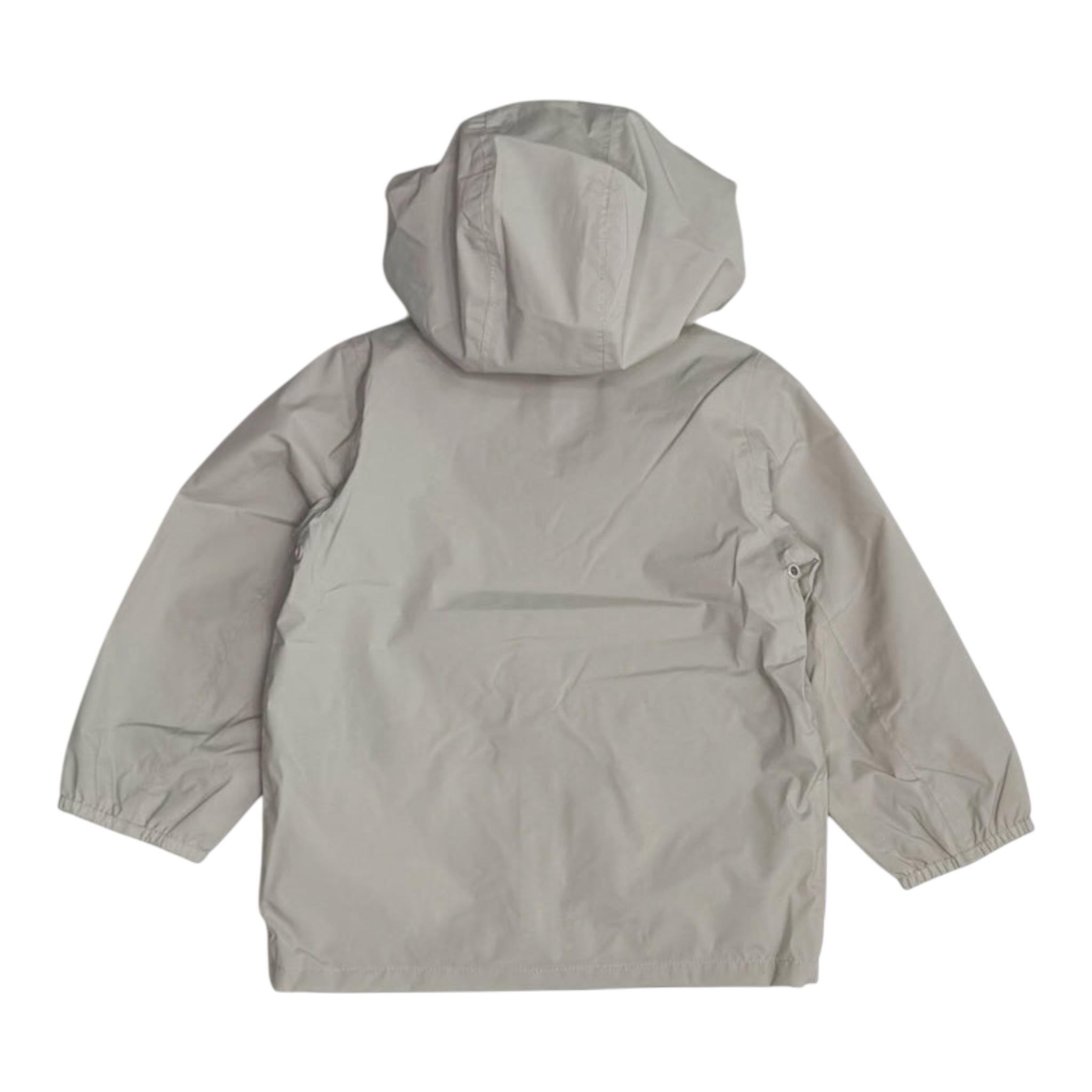 K-Way Giubbino Tinta Unita con Zip E Cappuccio per Neonato K41335WXN GRIGIO K-WAY 