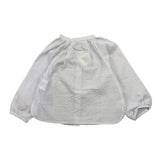 Babe & Tess Camicia Tinta Unita con Fantasia A Righe per Neonata 03518037N BIANCO BABE & TESS 