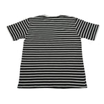 Paolo Pecora T-Shirt Girocollo tinta unita con Stampa A Righe Nero per Bambino P2668 NERO PAOLO PECORA 