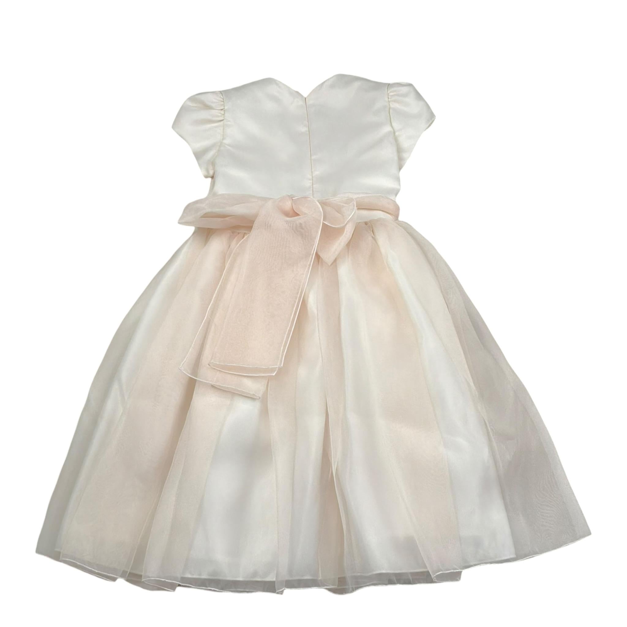 Childrenfashionatelier Abito Cerimonia Tinta Unita Mezza Manica per Bambina 517AB ROSA CHILDRENFASHIONATELIER 