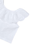 Mayoral Top Tinta Unita con Scollo A Barca per Bambina 3012X BIANCO MAYORAL 