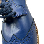 Panyno Polacchina Bicolore con Lacci per Bambino F2250 BLU PANYNO 