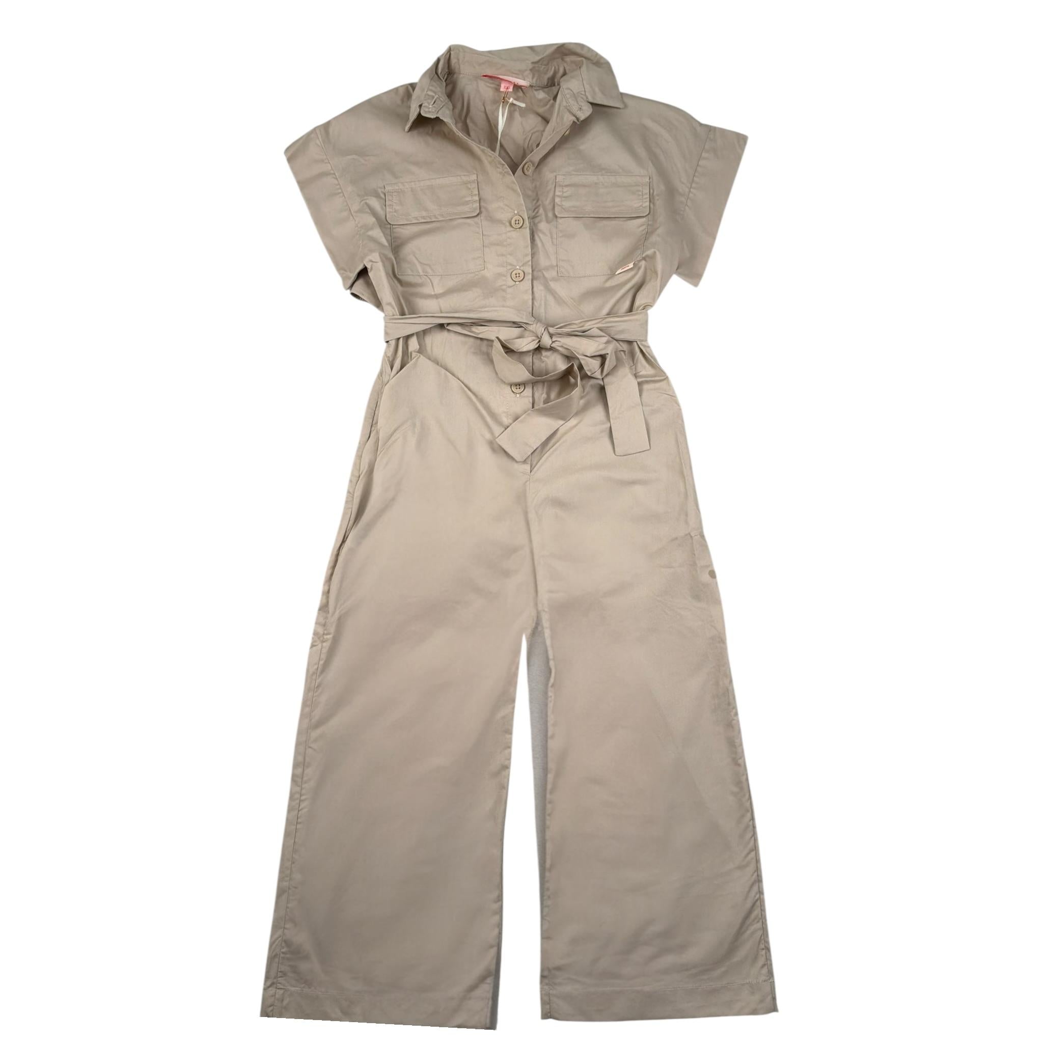 Imperial Tuta Intera Mezza Manica Tinta Unita per Bambina TC10270G75 BEIGE IMPERIAL 