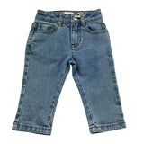 Trussardi Jeans Tinta Unita con Girovita Regolabile per Neonato TIP26087PA BLU TRUSSARDI 