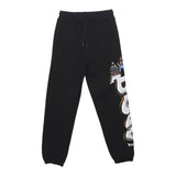 DISCLAIMER pantalone tinta unita modello tuta con stampa Nero per Bambino 24IDK58221X NERO DISCLAIMER 