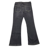 HATE LOVE jeans tinta unita modello zampa Nero per Bambina OJPT00757 NERO HATE LOVE 
